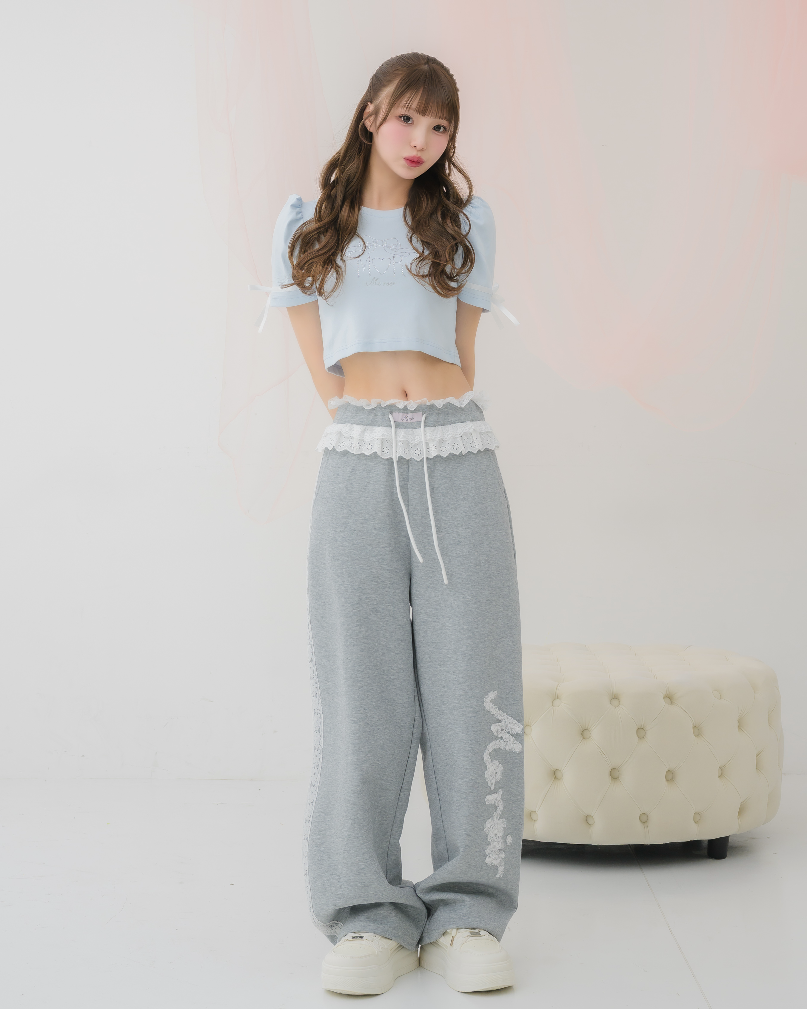girly french lace pants